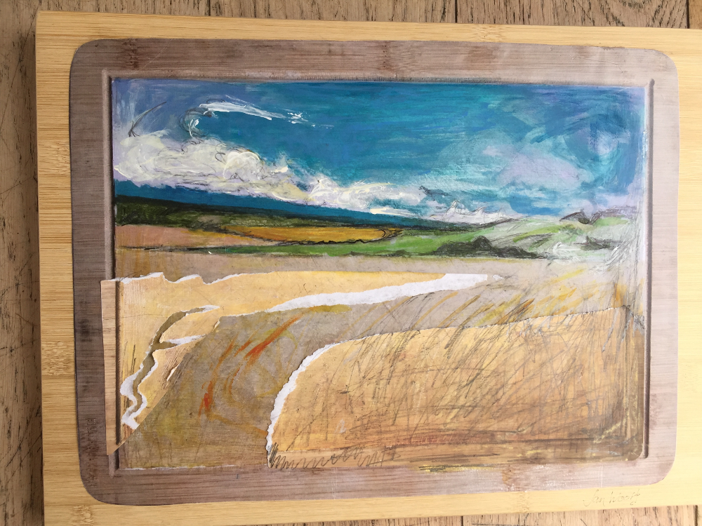 'Wheatscape 2' by Jan Woolf